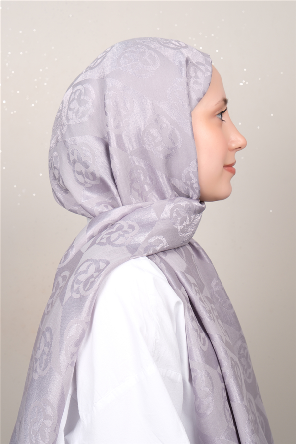 Aker Lyc & Coton Şal 6070500-971 Gümüş 