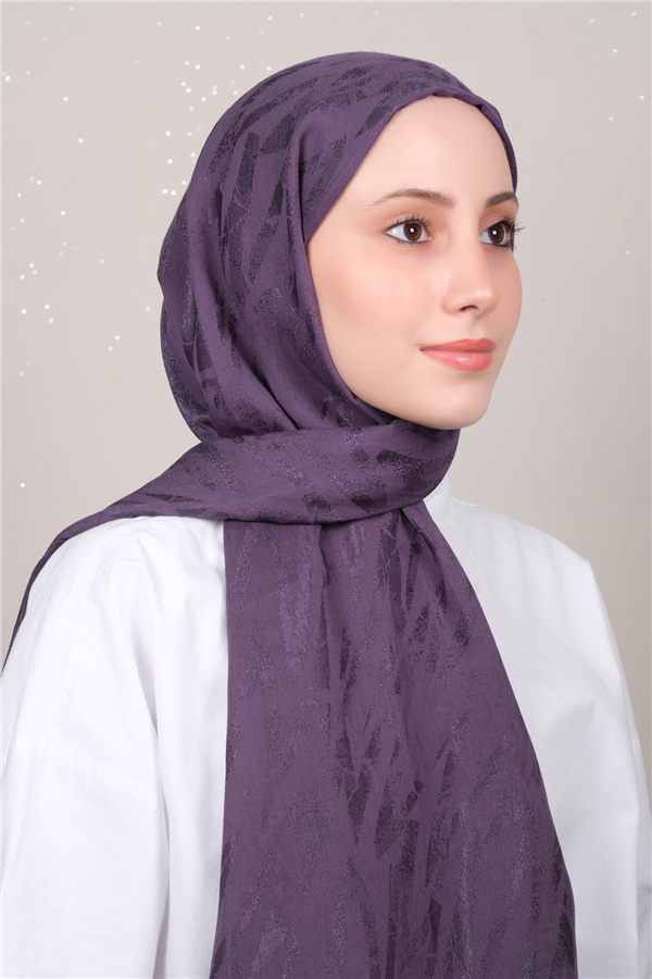 Aker Lyc & Coton Şal 6070700-992 Koyu Leylak 