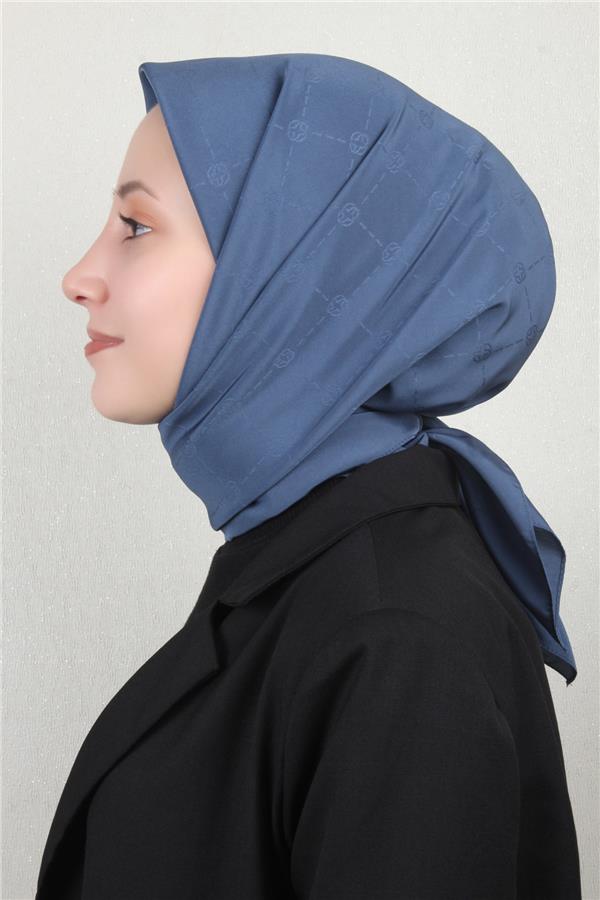 Aker Monogram İcon Eşarp 1070400-923 İndigo
