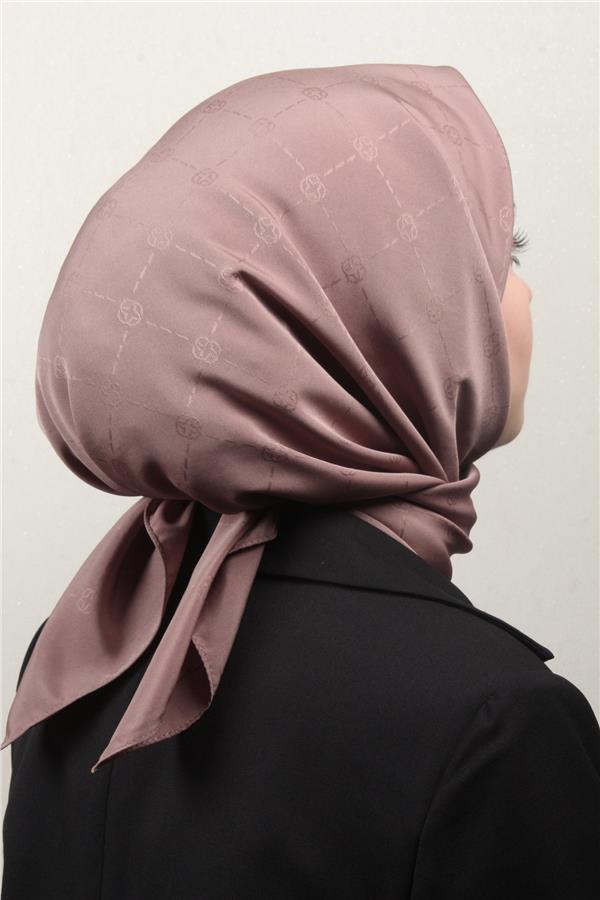 Aker Monogram İcon Eşarp 1070400-932 Mocha