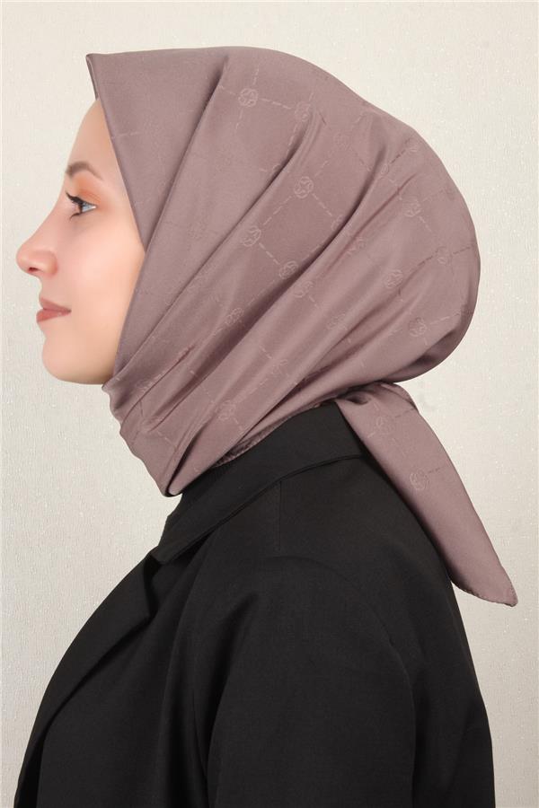Aker Monogram İcon Eşarp 1070400-932 Mocha