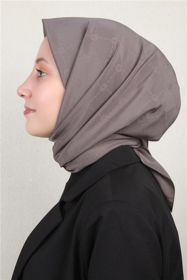 Aker Monogram İcon Eşarp 1070400-974 Füme