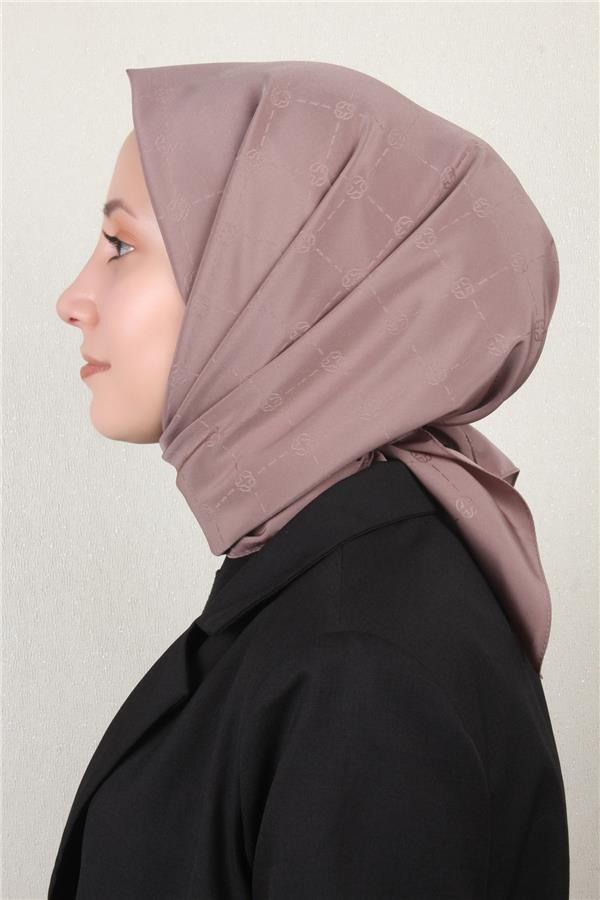Aker Monogram İcon Eşarp 1070400-981 Mocha