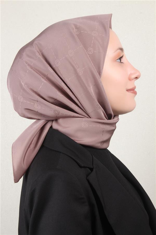 Aker Monogram İcon Eşarp 1070400-981 Mocha