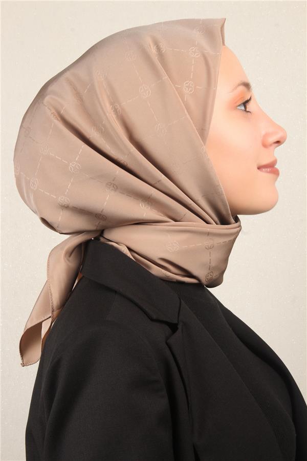 Aker Monogram İcon Eşarp 1070400-982 Bej