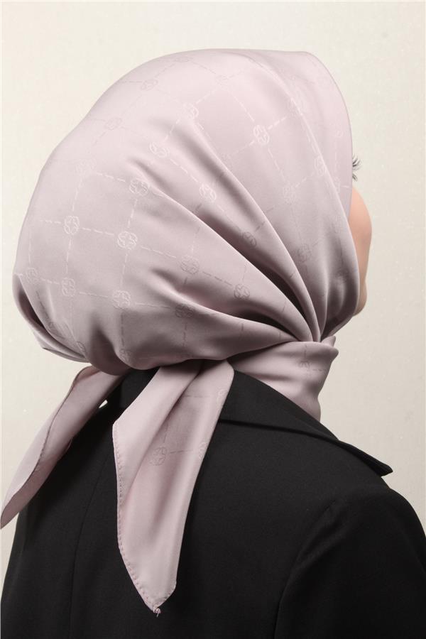 Aker Monogram İcon Eşarp 1070400-991 Toz Pembe