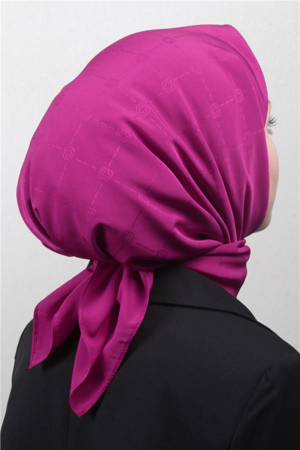 Aker Monogram İcon Eşarp 1070400-993 Şeker Pembe