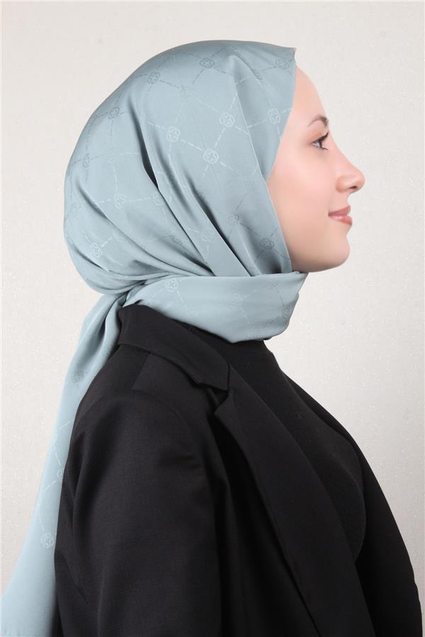 Aker Monogram İcon Şal 4112-1 Su Yeşili