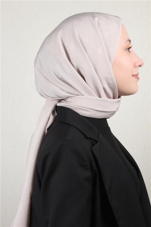 Aker Monogram İcon Şal 4112-17 Taş