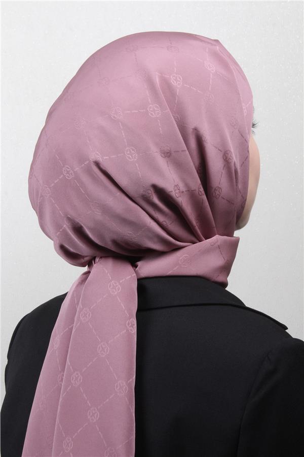 Aker Monogram İcon Şal 4112-20 Gül Kurusu