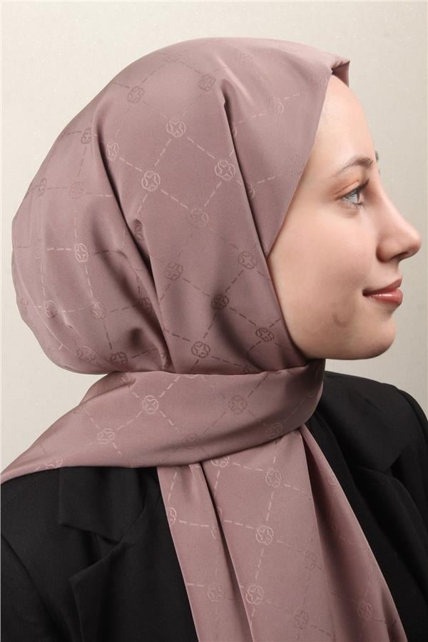 Aker Monogram İcon Şal 4112-22 Mocha