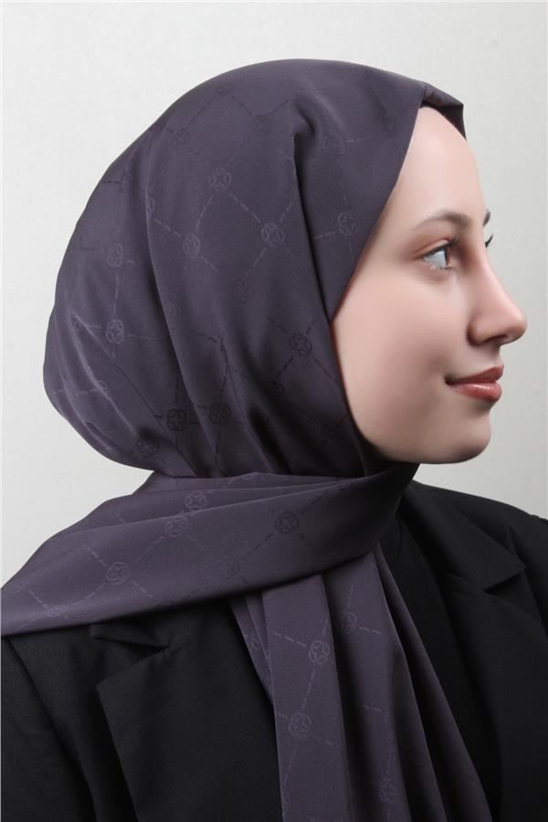 Aker Monogram İcon Şal 4112-5 Antrasit