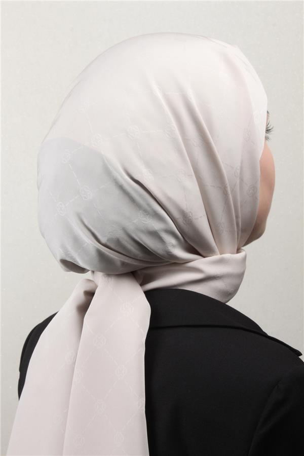 Aker Monogram İcon Şal 4112-8 Kemik