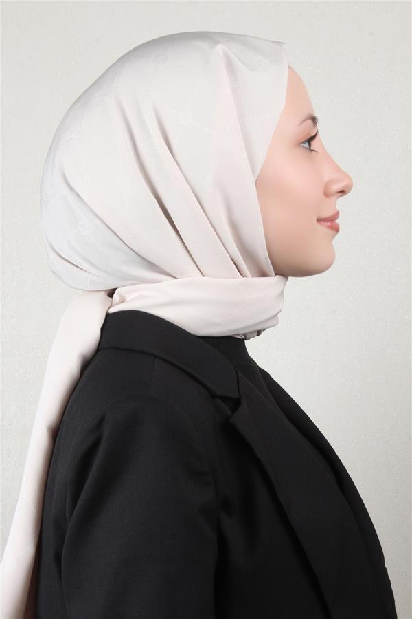 Aker Monogram İcon Şal 4112-8 Kemik