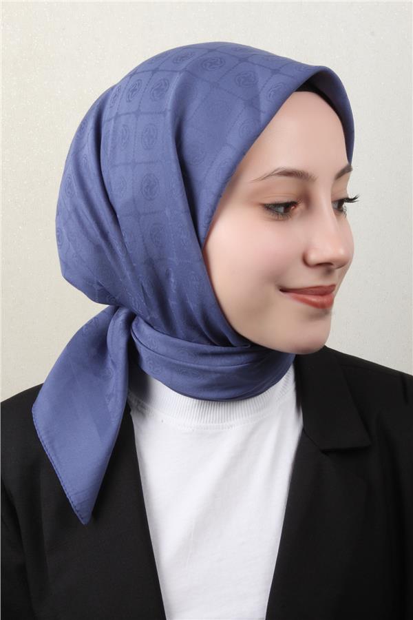 Aker Pamuklu Eşarp 1030700-922 İndigo