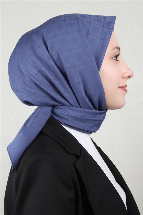 Aker Pamuklu Eşarp 1030700-922 İndigo