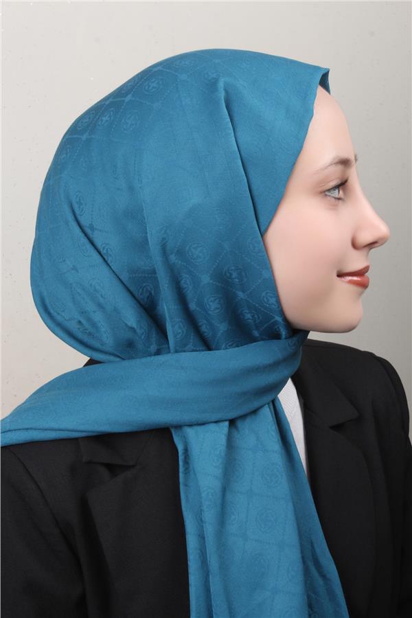 Aker Pamuklu Şal 1030800-925 Turkuaz