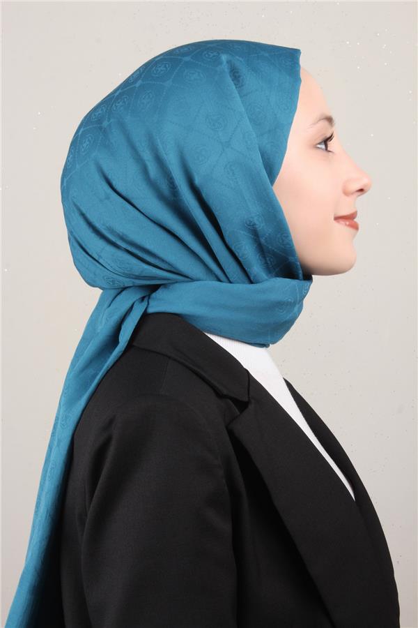 Aker Pamuklu Şal 1030800-925 Turkuaz