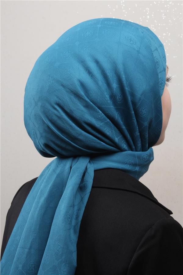 Aker Pamuklu Şal 1030800-925 Turkuaz