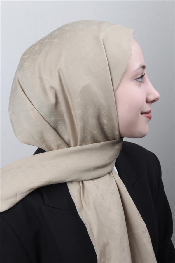 Aker Pamuklu Şal 1030800-934 Çöl Beji