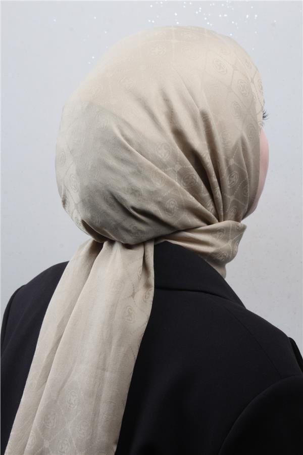 Aker Pamuklu Şal 1030800-934 Çöl Beji