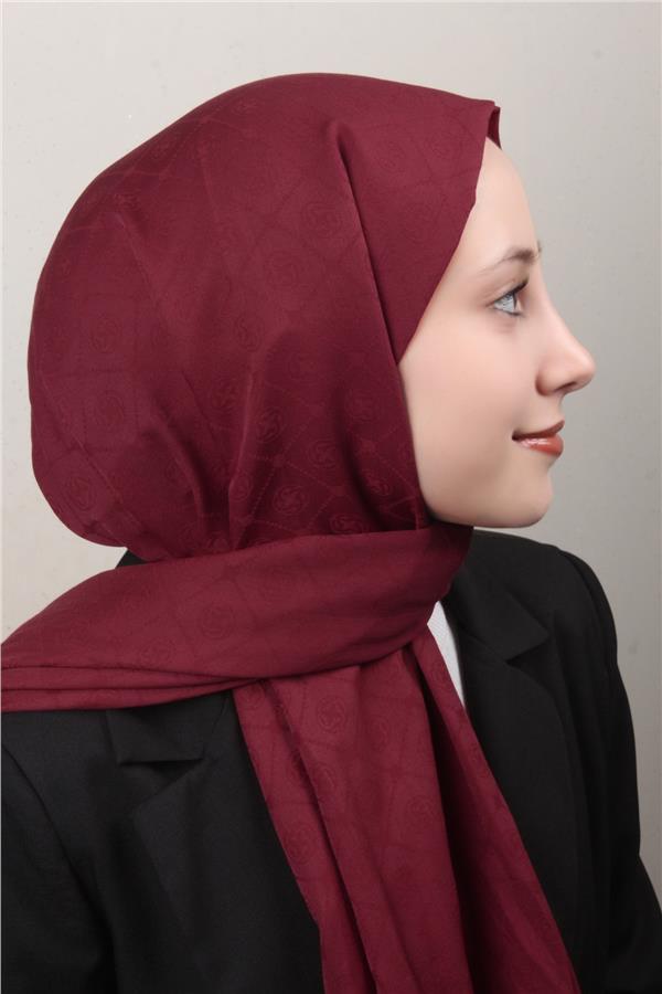 Aker Pamuklu Şal 1030800-941 Bordo