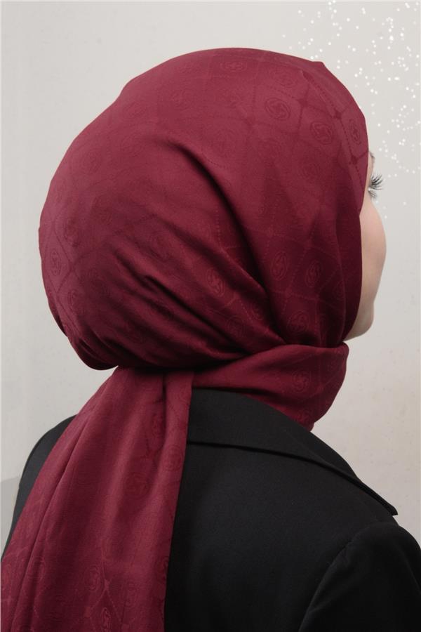 Aker Pamuklu Şal 1030800-941 Bordo