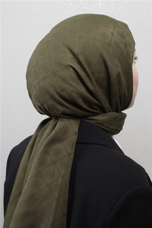 Aker Pamuklu Şal 1030800-951 Koyu Haki