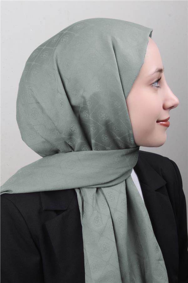 Aker Pamuklu Şal 1030800-953 Mint Yeşili