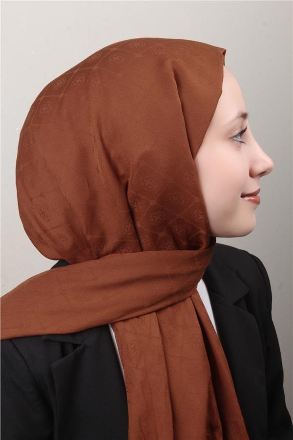 Aker Pamuklu Şal 1030800-961 Kiremit