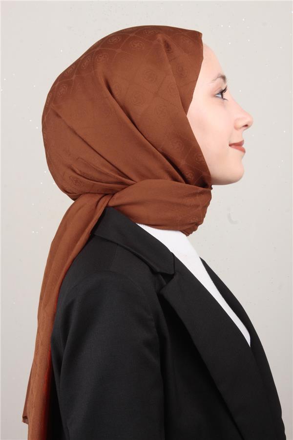 Aker Pamuklu Şal 1030800-961 Kiremit