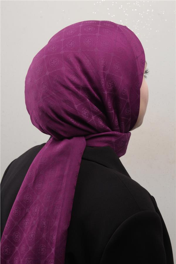 Aker Pamuklu Şal 1030800-992 Mürdüm