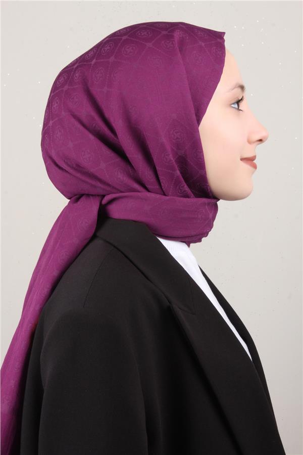 Aker Pamuklu Şal 1030800-992 Mürdüm