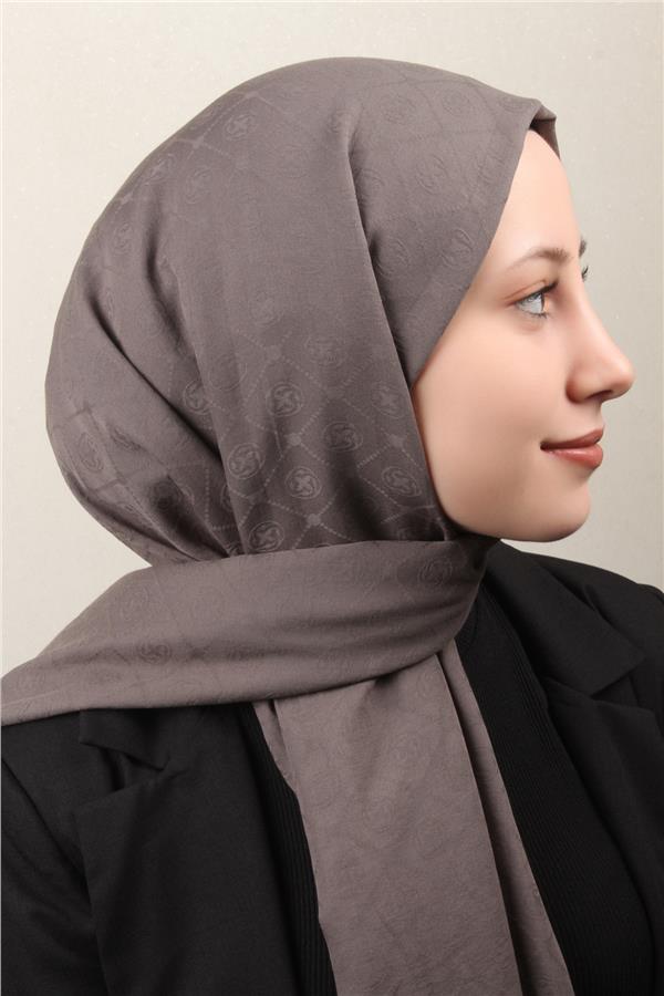 Aker Pamuklu Şal 4109-11 Koyu Duman