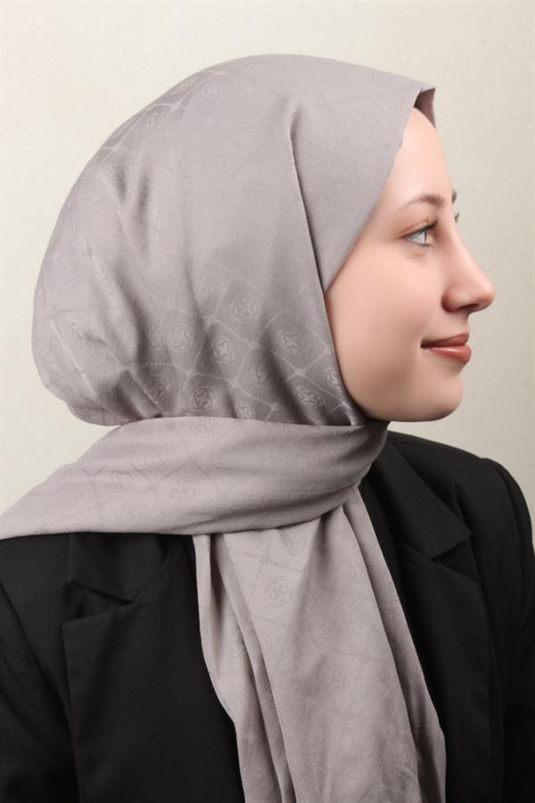 Aker Pamuklu Şal 4109-7 Taş
