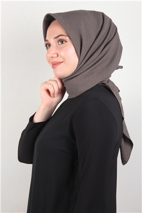 Alessa Pamuk Eşarp 2743-16 Kahverengi