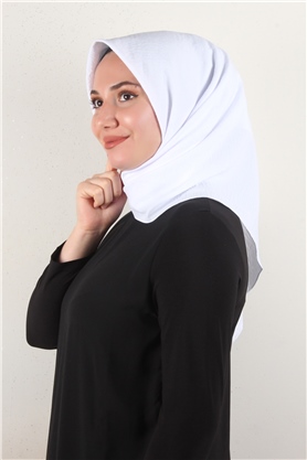 Alessa Pamuk Eşarp 2743-20 Beyaz