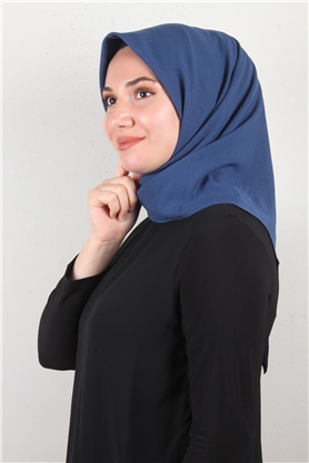 Alessa Pamuk Eşarp 2743-26 Kot Mavi