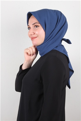 Alessa Pamuk Eşarp 2743-26 Kot Mavi