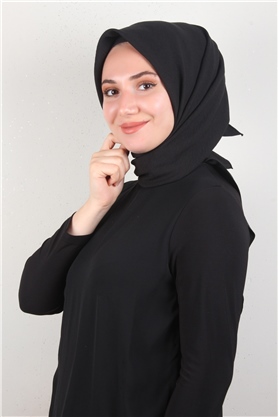 Alessa Pamuk Eşarp 2743-3 Siyah