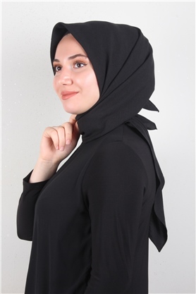 Alessa Pamuk Eşarp 2743-3 Siyah