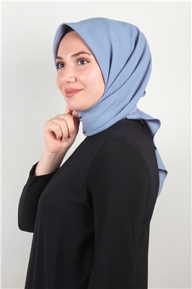 Alessa Pamuk Eşarp 2743-30 Koyu Buz Mavisi