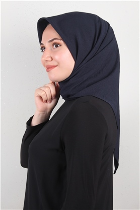 Alessa Pamuk Eşarp 2743-35 Lacivert