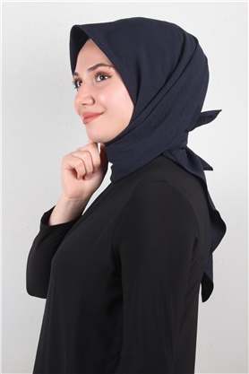 Alessa Pamuk Eşarp 2743-35 Lacivert