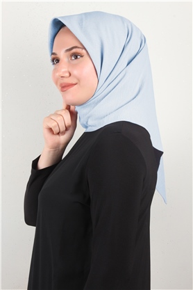Alessa Pamuk Eşarp 2743-36 Buz Mavisi