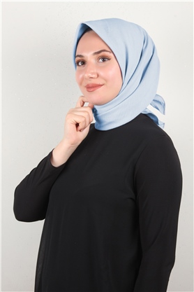 Alessa Pamuk Eşarp 2743-36 Buz Mavisi