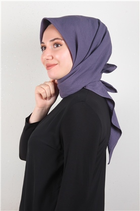 Alessa Pamuk Eşarp 2743-7 İncir Moru