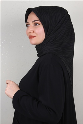 Alya Fresh Eşarp 5253-1 Siyah