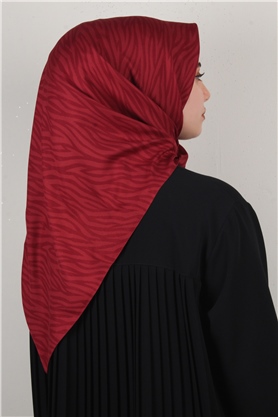 Alya Fresh Eşarp 5253-4 Bordo