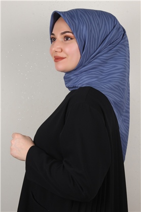Alya Fresh Eşarp 5253-5 İndigo